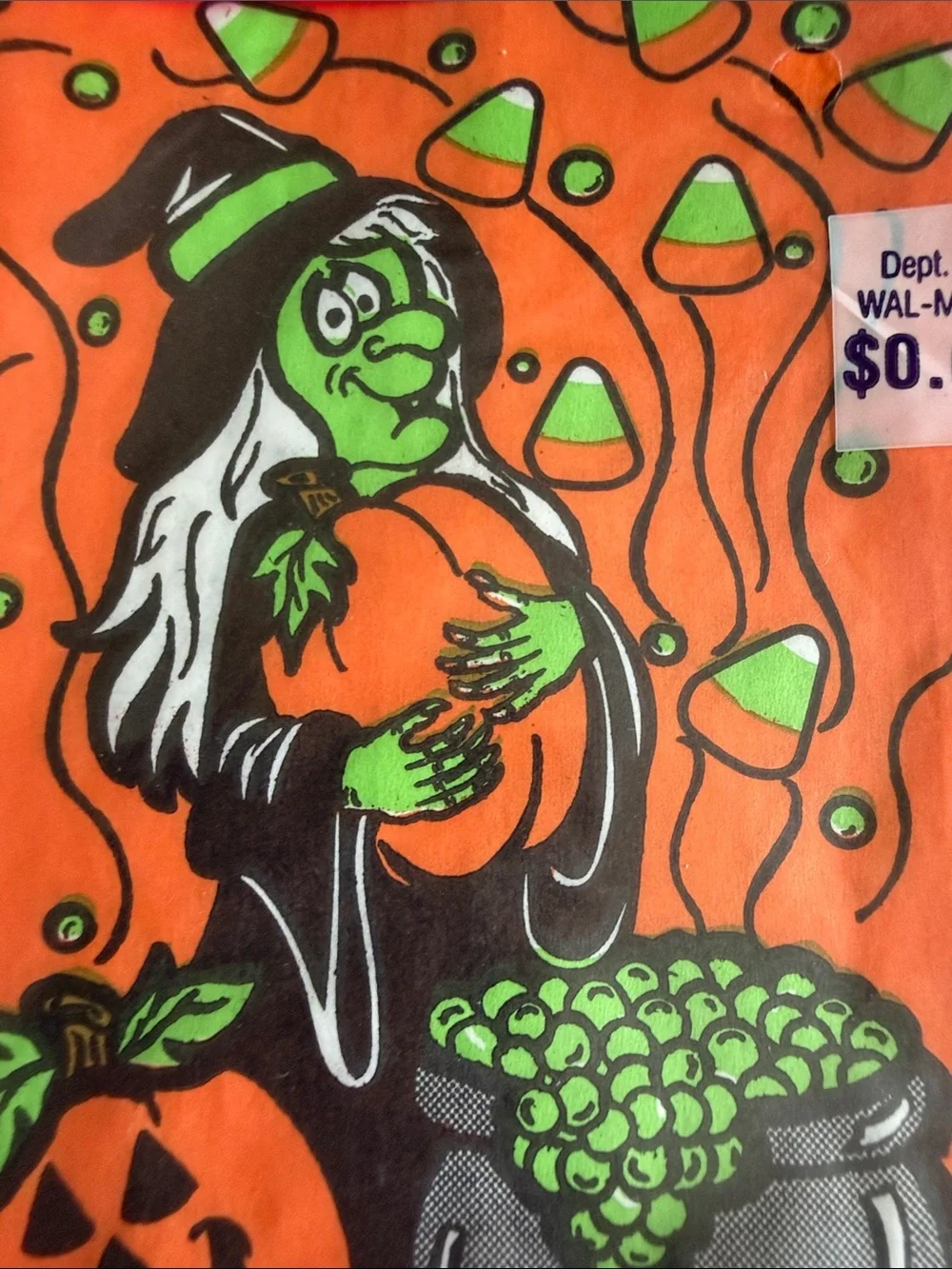 Fun World Halloween Treat Bags - Orange & Black (2 Packs of 40)